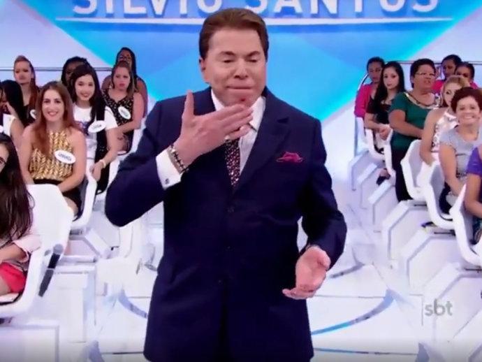 Silvio Santos machuca o queixo e paga R$ 100 por curativo