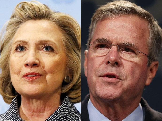 Hillary e Jeb Bush lideram entre eleitores hispânicos, mostra pesquisa
