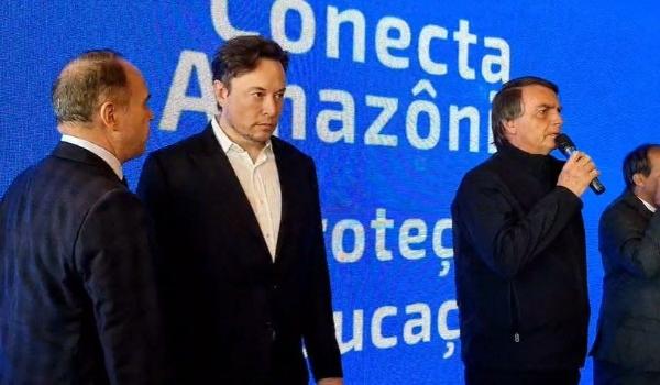 Elon Musk tem encontro com Bolsonaro no interior de São Paulo