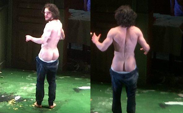 Bem vivo, ‘Jon Snow’ manda nudes em teatro