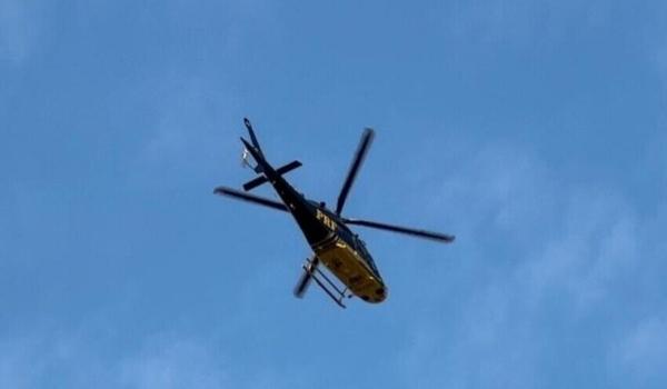 Helicóptero da PRF sobrevoa região central de Dourados em operação com a PF contra o tráfico