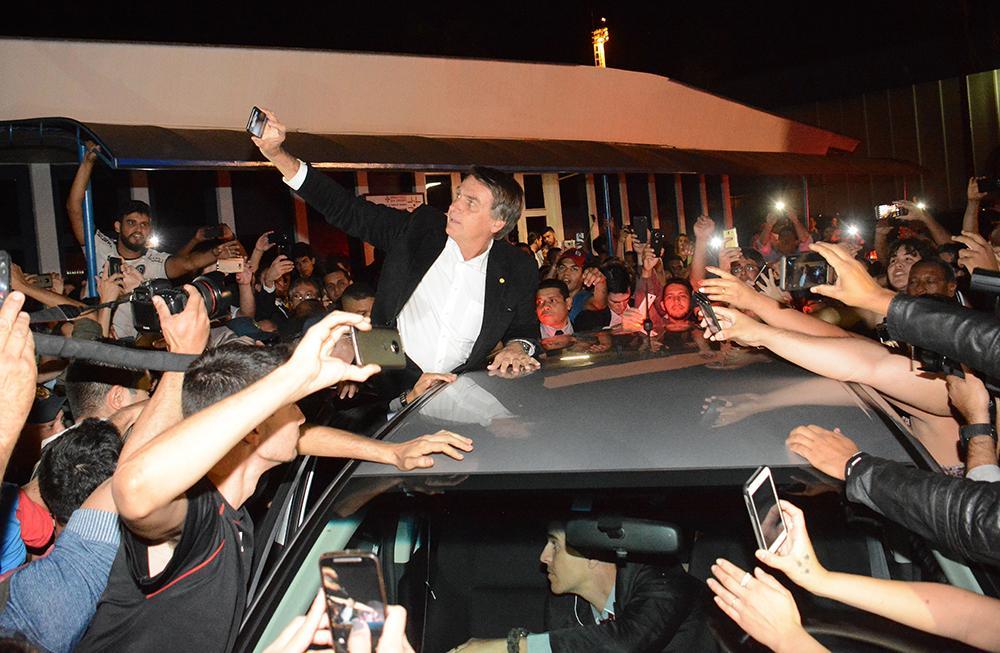 Visita de presidenciáveis a MS começa com Jair Bolsonaro