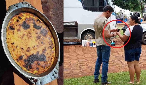 Moradora de MS corre contra o tempo para entregar sopa paraguaia a Cauã Reymond