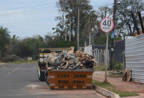 Caçambas serão monitoradas para evitar descarte irregular