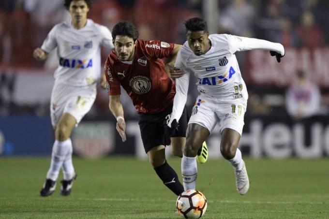 Libertadores: Santos segura empate com o Independiente