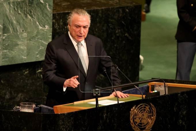 Discurso de Temer abre assembleia da ONU hoje