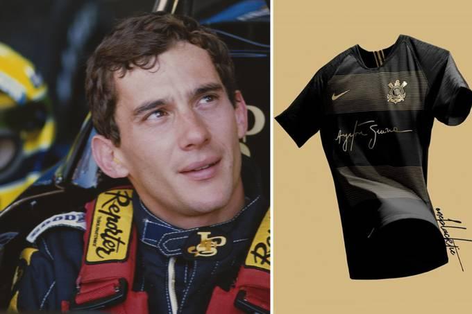 Corinthians lançará uniforme em homenagem a Ayrton Senna