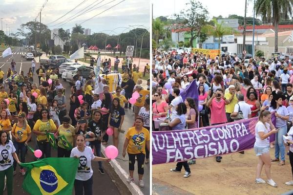 Sábado na Capital é marcado por protestos contra e pró Bolsonaro