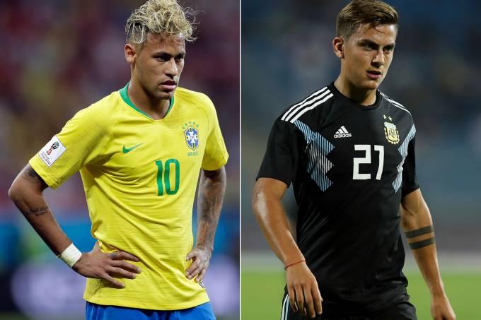 Brasil x Argentina: clássico sem Messi vale taça na Arábia Saudita