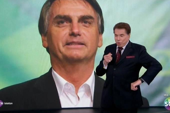 Silvio Santos quer oito anos de Bolsonaro e Moro