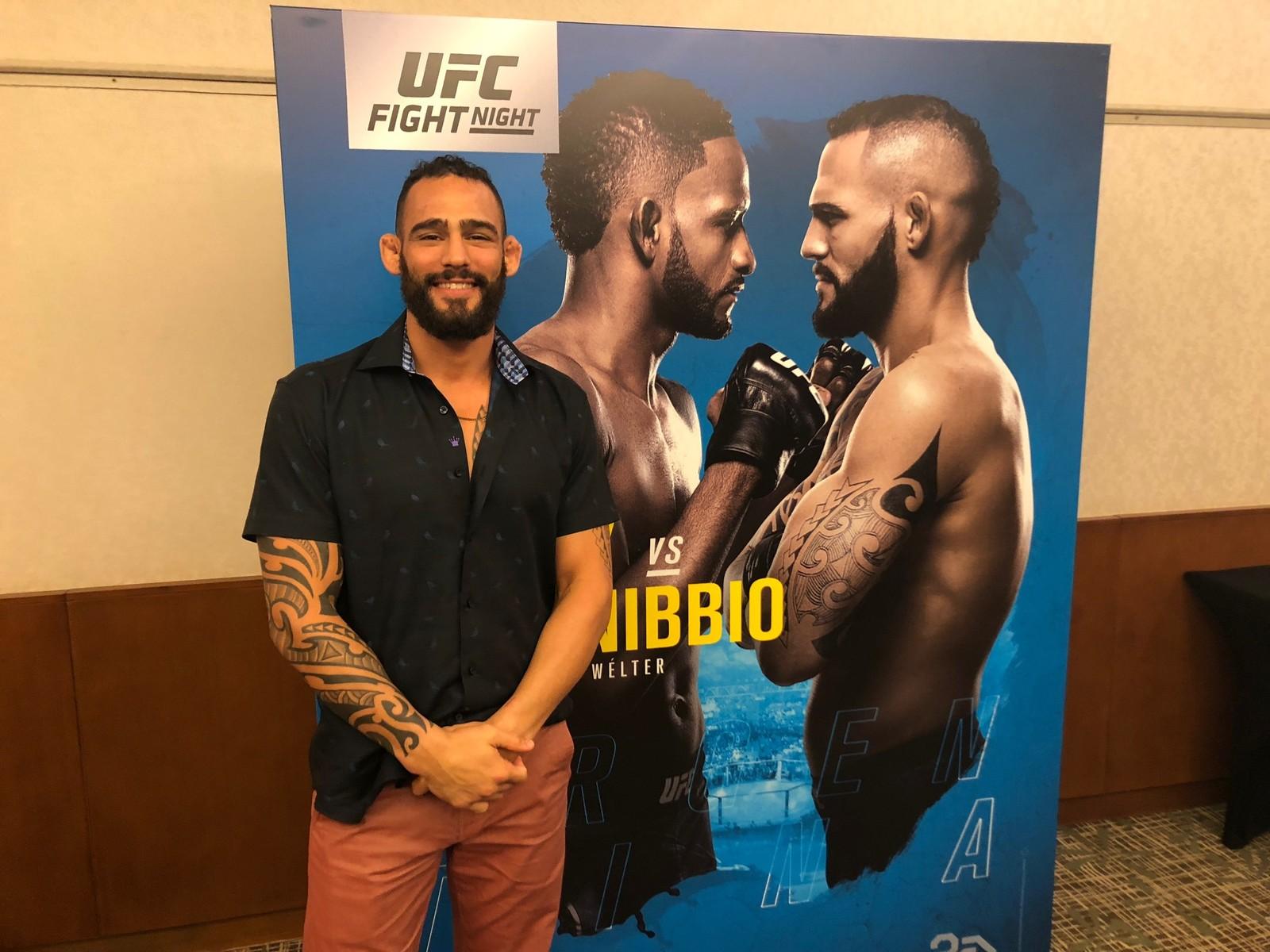 Alegria sem fim: Ponzinibbio desfruta do posto de estrela na estreia do UFC na Argentina