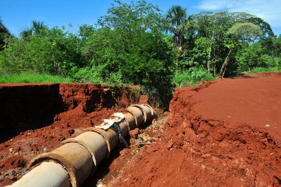Férias coletivas param obras na MS-080