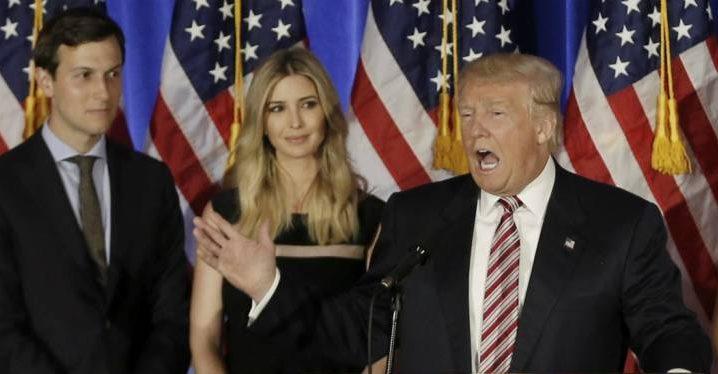 Trump nomeia genro para a Casa Branca