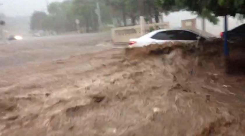 Prejuízos de temporal são contabilizados em Corumbá