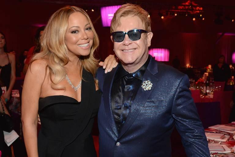 Mariah Carey e Elton John: cachê milionário por show em casamento