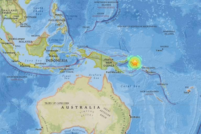 Forte terremoto dispara alerta de tsunami em Nova Guiné
