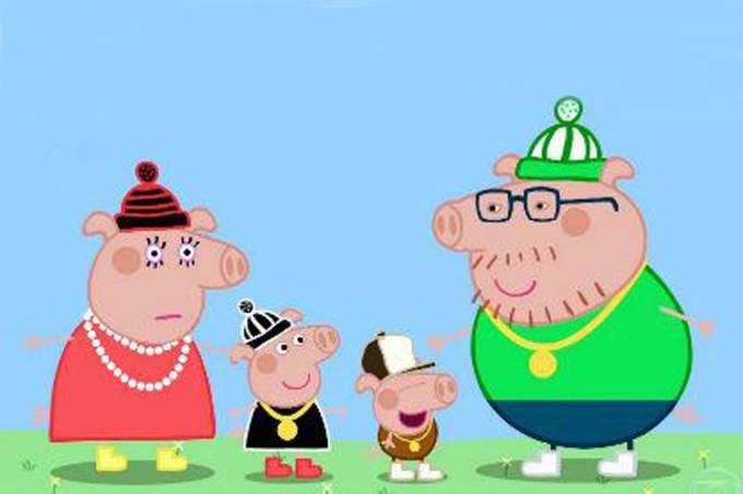Notificada por dona da marca, Globo deleta paródia da Peppa Pig