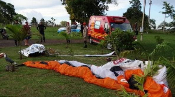 Acidente com paramotor mata empresário em MS
