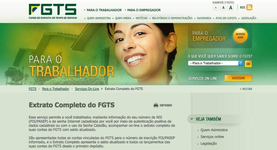 FGTS: Passo-a-passo ensina a consultar saldo da conta inativa