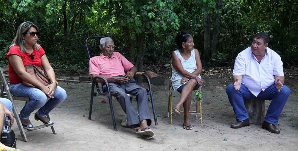 Prefeito Derlei e vereadores cumprem agenda na Cachoeira do Apa