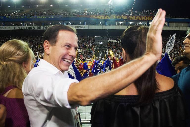 Seguranças de Doria aproveitam ausência e caem na folia