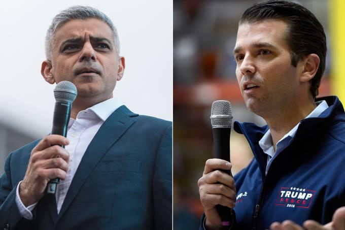 Prefeito de Londres sobre tuíte de Trump Jr: ‘Tenho mais o que fazer’