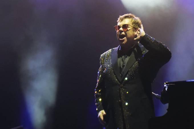 A bela e louca noite de Elton John em SP – mesmo sob chuva
