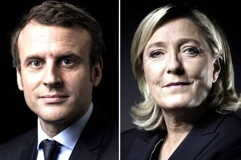 Macron é favorito sobre Le Pen no 2º turno