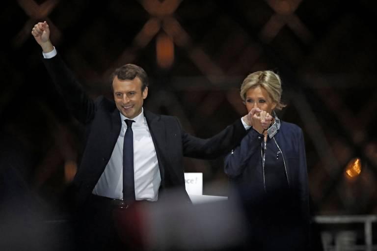Eleito, Macron traz mensagem de otimismo