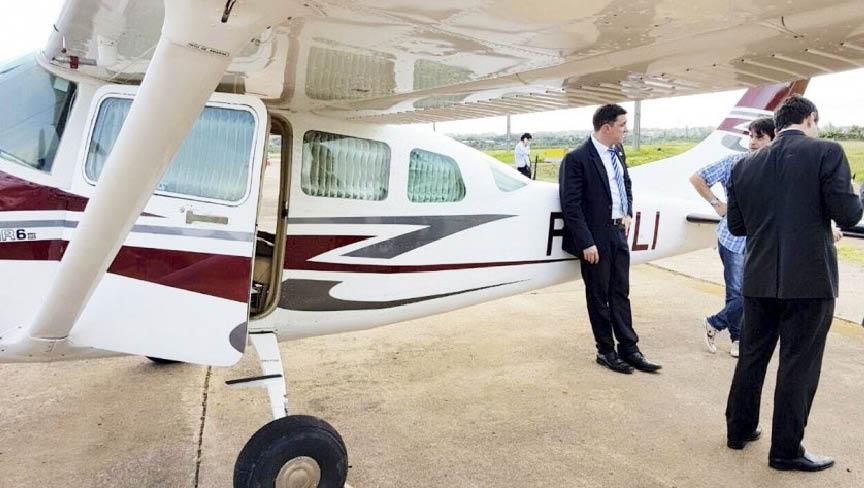 Avião de pecuarista da Capital é apreendido no Paraguai