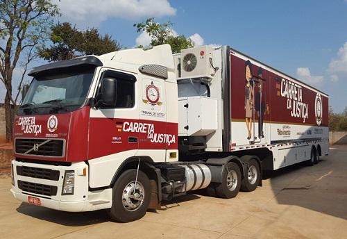 Carreta da Justiça inicia atendimento nesta segunda