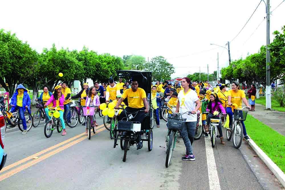 Passeio Ciclístico marca encerramento das atividades do Maio Amarelo em Murtinho
