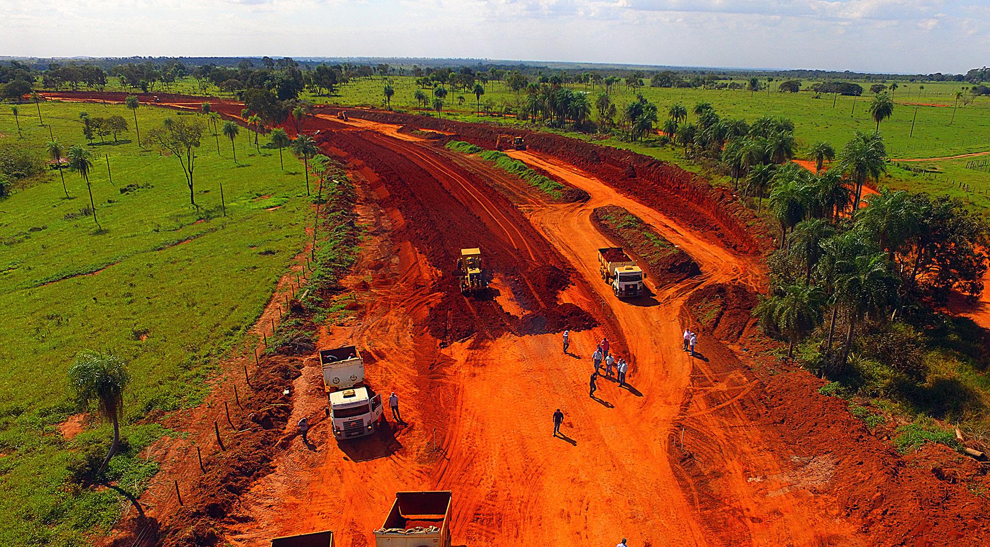 Miglioli vistoria obras em Bonito e confirma a restauração da entrada da cidade