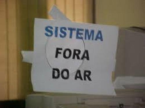 Serviços do Estado ficam fora do ar com problema na internet