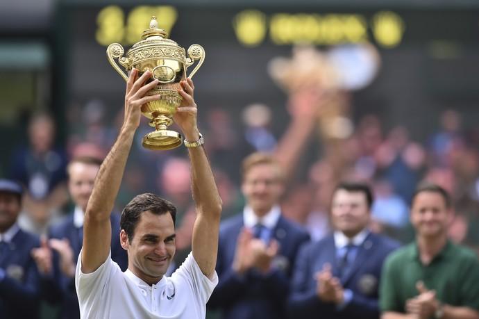 Federer conquista octa em Wimbledon