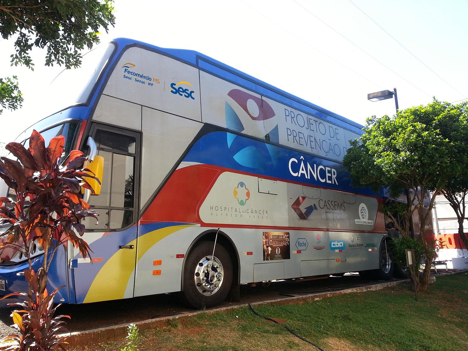 Ônibus da Saúde vai cadastrar doadores de medula óssea em Bonito