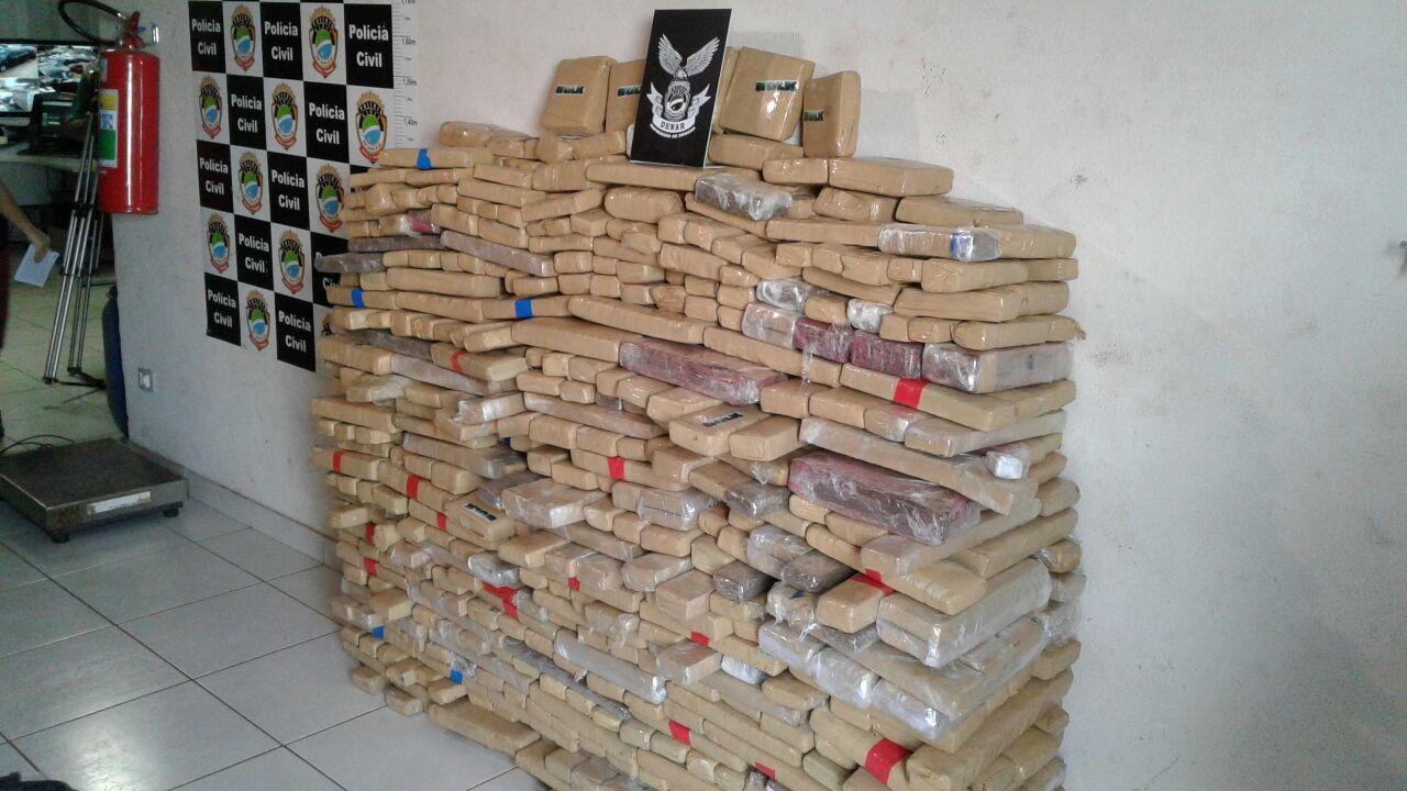 Depósito armazenava maconha registrada com a marca “Hulk