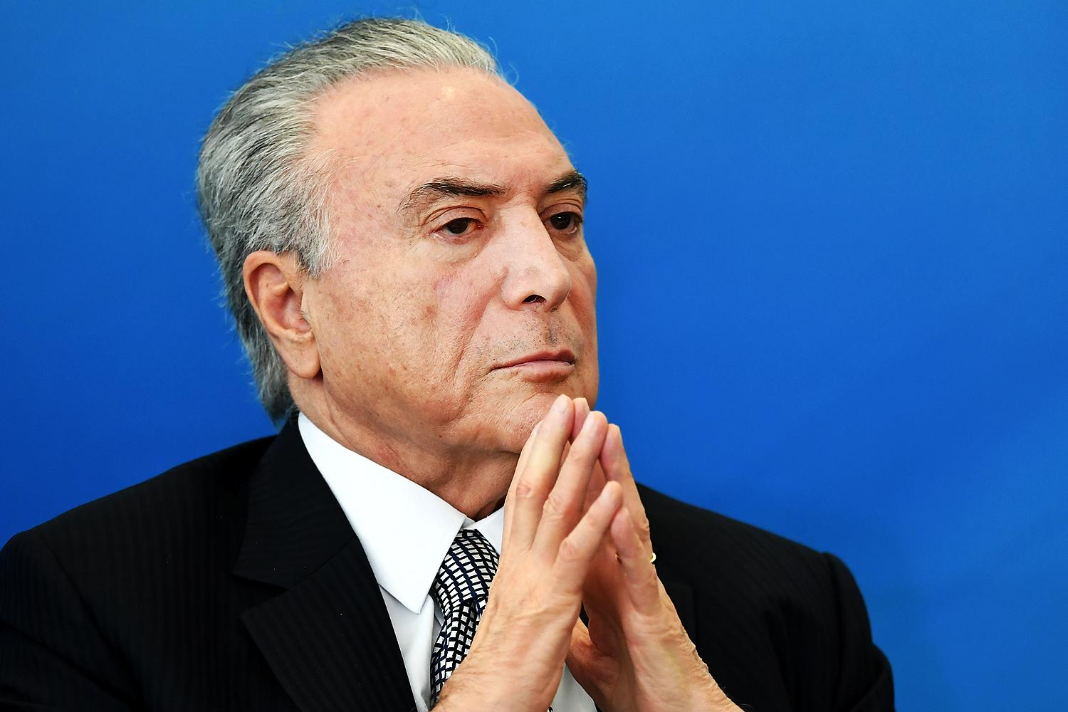 Temer diz que se preocupação com delação