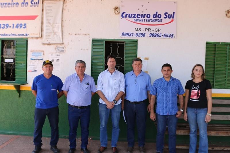 Prefeito e Vereadores discutem reforma da Rodoviária com Diretor da Cruzeiro do Sul
