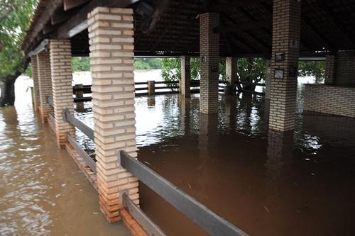Com chuvas acima da média, nível de rios sobe e preocupa