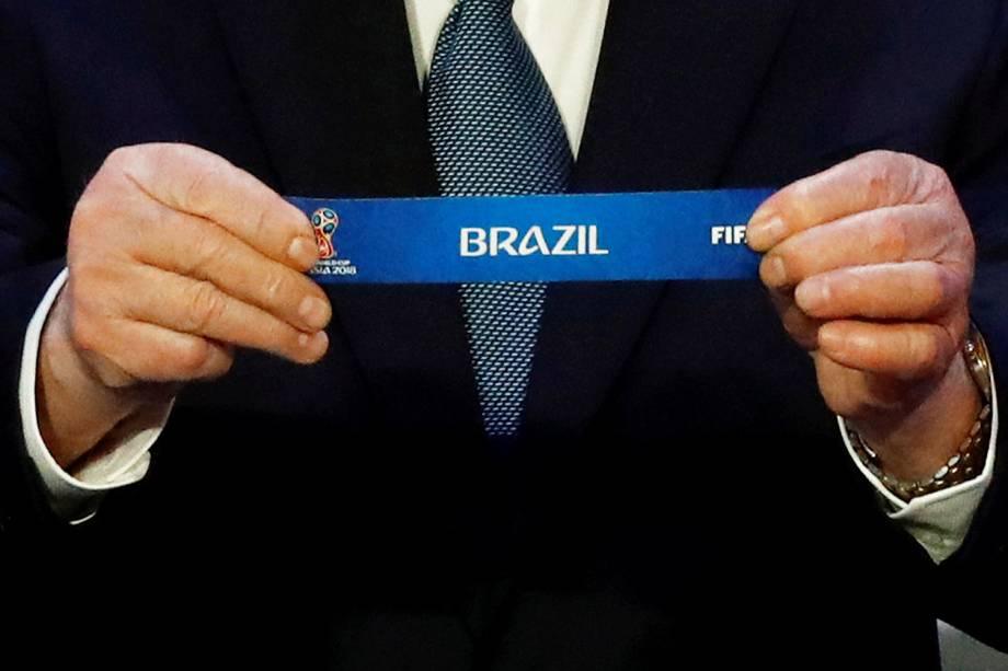 Brasil pega grupo com Suíça, Costa Rica e Sérvia