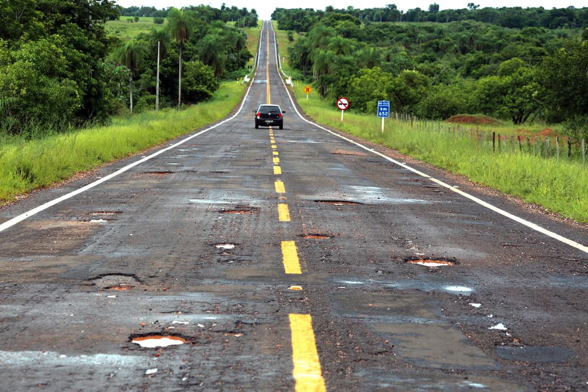 DNIT brinca de arrumar e o cidadão brinca de acreditar