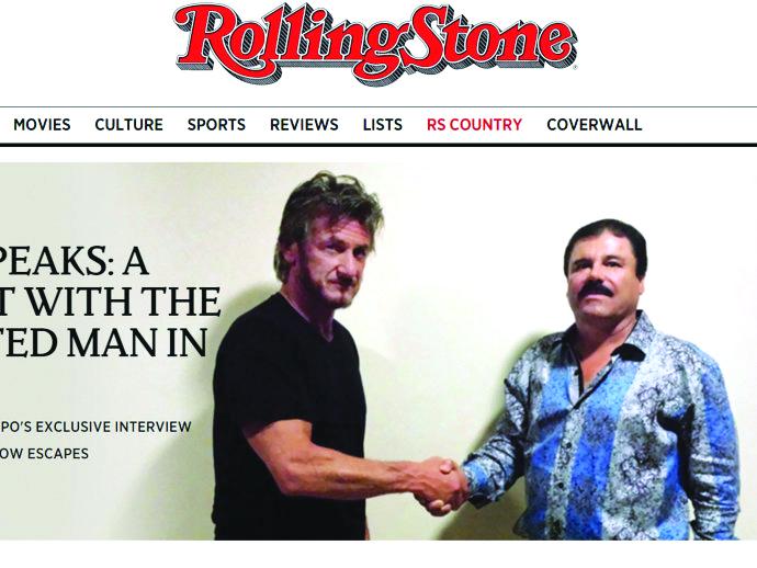Entrevista a Sean Penn ajudou a colocar 'El Chapo' de volta na cadeia