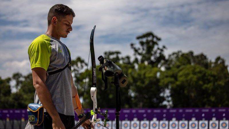 Marcus D´Almeida se despede da Olimpíada em 9º no tiro com arco