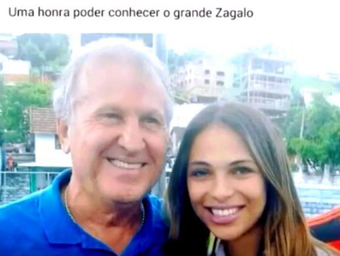 Zico é confundido com Zagallo por 'fã' e brinca com situação em vídeo