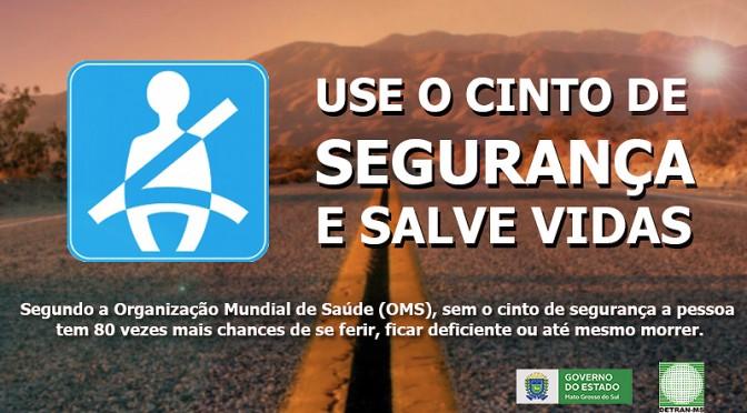 Nem todos respeitam a obrigatoriedade do uso do cinto de segurança