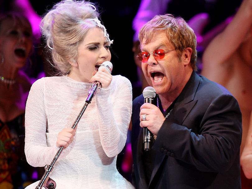 Próximo disco de Lady Gaga terá participação de Elton John