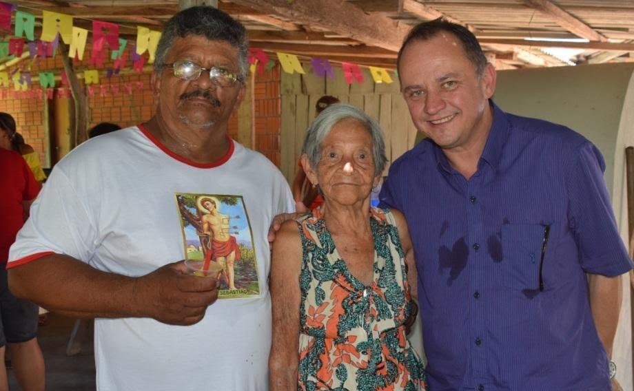 Prefeito de Bela Vista prestigia festa de São Sebastião