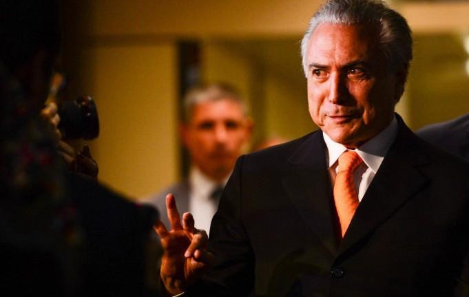 'PMDB quer comandar o país em 2018', diz Temer