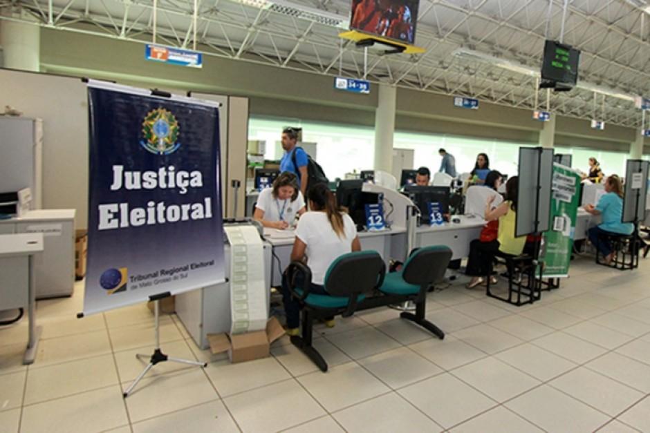 TRE/MS realiza cadastramento biométrico na Central de Atendimento ao Cidadão